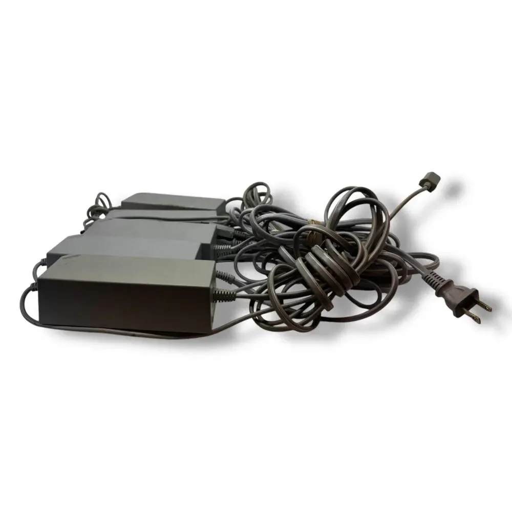 Lot of 4 Original OEM Nintendo Wii Power Adapter Supply Brick RVL-002 Genuine